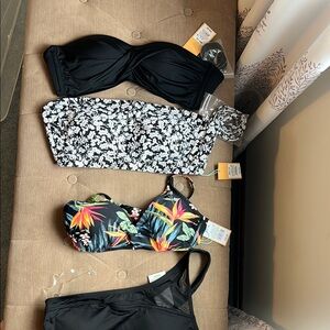 4 brand new bikini tops